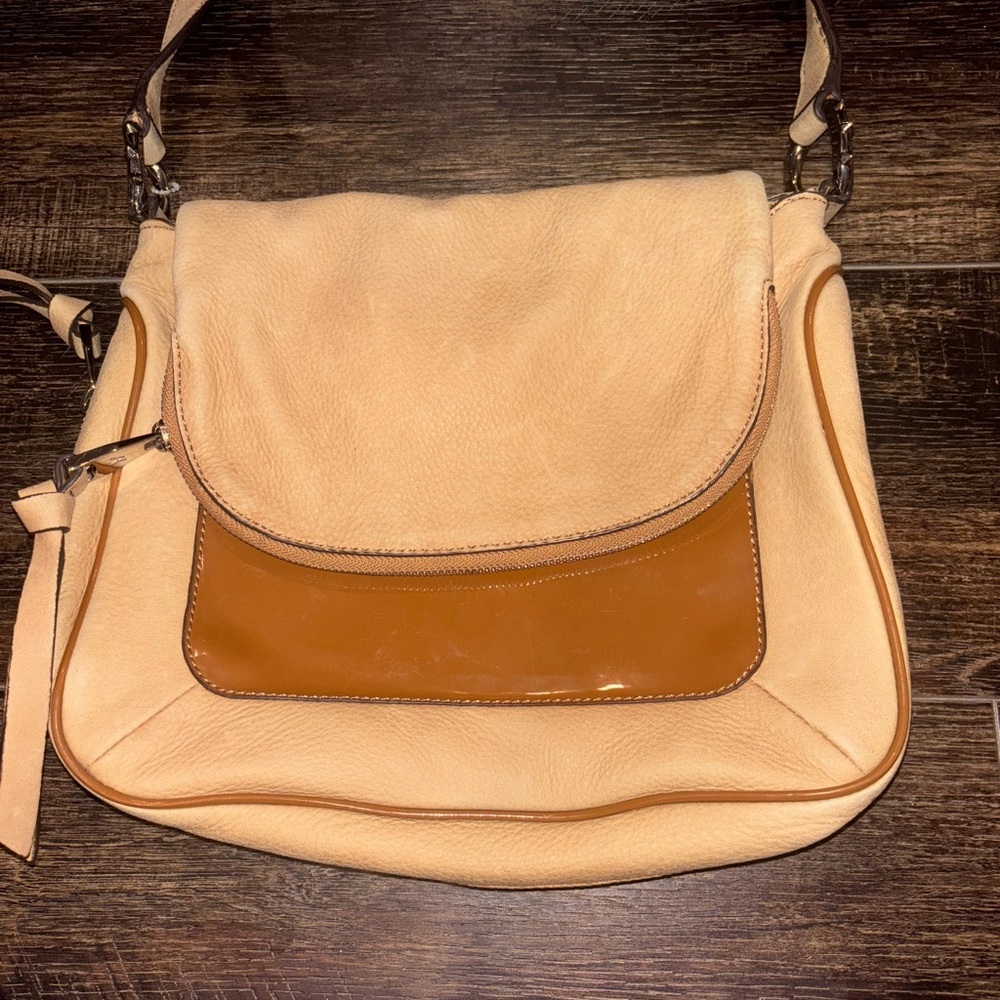 AIMEE Kestenberg Hobo Leather Crossbody Purse - Picture 2 of 7